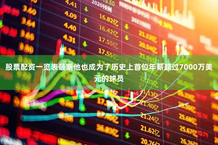 股票配资一览表最新他也成为了历史上首位年薪超过7000万美元的球员